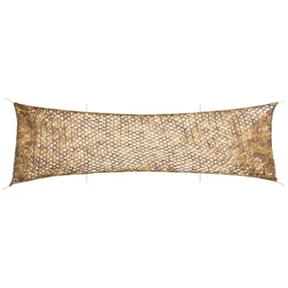 vidaXL Tarnnetz mit Aufbewahrungstasche 753x199 cm Sandfarbe