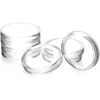 Münzkapseln, Münzhüllen, Münzaufbewahrung, Münzschalen, transparent, 25mm