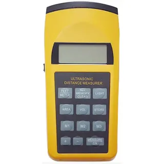 Distanzmesser Entfernungsmesser LCD M/Ft gelb Volume Flächen Kopp (196407087)