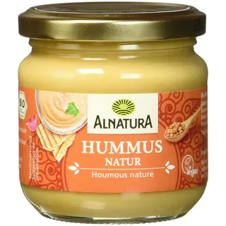 Alnatura Bio Aufstrich Hummus natur, vegan, 6er Pack (6 x 180 g)