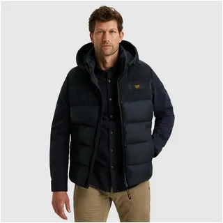 PME Legend Steppweste PME LEGEND, Herren, Gr. L, salute, Web, Obermaterial: 90% Polyester, 10% Polyamid, unifarben, regular fit taillenbedeckt, Westen Steppweste, mit Logo Stickerei