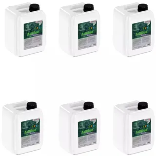 Paket.ag Diesel-Additiv Harnstofflösung 60L Paket.ag AdBlue® mit Einfüllschlauch (6 x 10Liter), (6-St) Reduzierung schädlicher Stickoxide