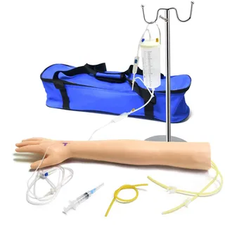 IV Mannequin-Arm-Injektionsset – perfekt für das Training und den Unterricht von Pflegestudenten – Verbessern Sie Phlebotomie-Fähigkeiten und venöse Zugangstechniken mit dieser Trainingsvorlage –
