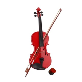 BITELF Neu 4/4 Acoustic Violine Case Bow Rosin Rot