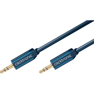 Clicktronic MP3-Audiokabel 3,5mm Klinken-Stecker > 3,5mm Klinken-Stecker 10m (70482)