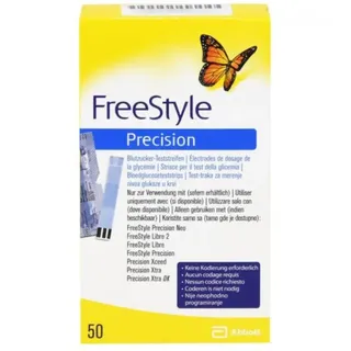FREESTYLE Precision Blutzucker Teststreifen, 50 Stück