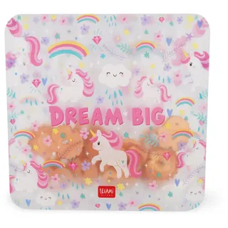 Legami 3er Set wiederverwendbare Snack Taschen - Einhorn