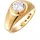 Ring 925 Sterling Silber Gold Gr 56
