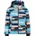 Snaps Hood Jacke Topaz/White/Lotus 128