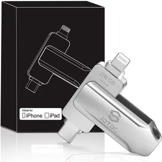 MFi-zertifizierter 256GB iPhone-15/16-Foto-Stick USB-C-Lightning-Stick iPhone-Type-C-Speicherstick Externer-Speicher-iPhone-Memory Speichererweiterung Für iPhone 16 Handy Android iPhone-Backup-Stick