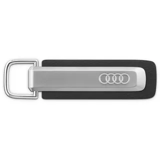 Audi Collection Audi Schlüsselanhänger Ringe silber/schwarz