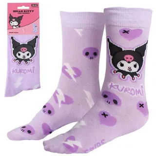 Cerdá Hello Kitty Kuromi 2 Paare Lila 36-43