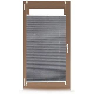 Relaxdays Plissee 100 x 210 cm grau