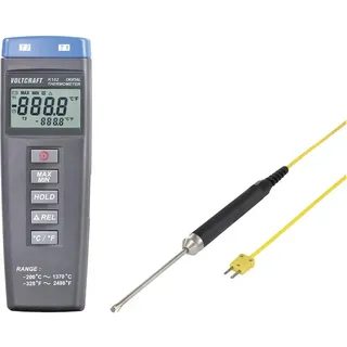 VOLTCRAFT K102 + TP 207 Temperatur-Messgerät Fühler-Typ K
