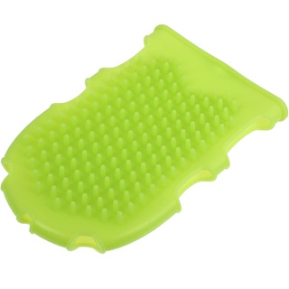 Minkissy 2 Handschuh Badebürste Silikon Bad Wäscher Peeling Pinsel Wasserdicht Bad Zurück Wäscher Silikon Bad Mitt Zurück Peeling Pinsel Reinigungsbürste Kieselgel Baby Körper