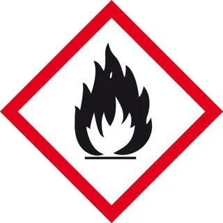SafetyMarking GHS-Gefahrenpiktogramm 21.B1012 Flamme 50 x 50 mm 1 St.