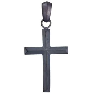 KUZZOI Kreuz Modern Religion Glaube 925 Silber Herrenschmuck   Herren