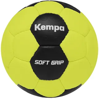 Kempa Soft Grip Handball Kinder fluo gelb/schwarz