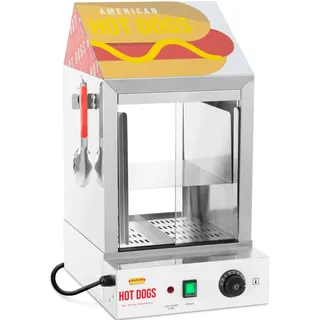 Royal Catering Hot Dog Steamer 100 Würstchen 25 Brötchen 1.000 W