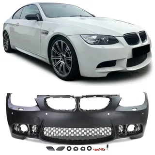 Carparts-ONLINE Sport Front Stoßstange mit Gitter Sport Optik passend für 3er BMW E92 E93