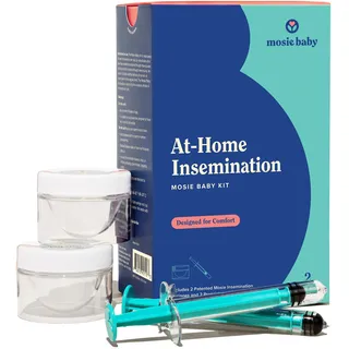 Mosie Baby Insemination Kit, First FDA Cleared Kit für zu Hause mit patentierten Spritzen, 2 Versuche für Frauen und Familien, FSA/HSA berechtigt