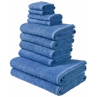OTTO home Inga Handtuchset 10-tlg. blau
