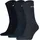 Tennissocken 3er Pack Blau/Silber 43-46