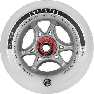 Powerslide Infinity 100 RTR 4er Rollenset inkl. ABEC 9 + Spacer