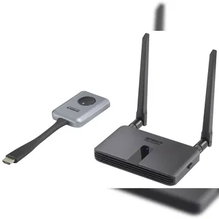 SpeaKa Professional SP-WTR-400 HDMI-Funkübertragung (Set) 30 m 2.4 GHz, 5 GHz 1920 x 1080 Pixel Sichere Funkübertragung