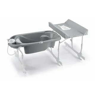 Cam il Mondo del Bambino S.p.A. Baby-Badewanne, Grau, Kunststoff, 78x140 cm, Pflegen, Baden, Babybadewannen