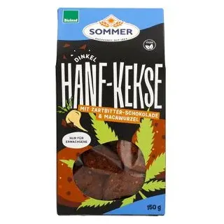 Sommer Dinkel Hanf-Schoko-Kekse 150 g