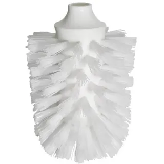 EMCO Original Ersatzbürstenkopf für WC-Bürstengarnitur, schraubbarer Bürstenkopf aus Kunststoff für emco Toilettenbürsten, geeignet für Fast alle Serien, weiß