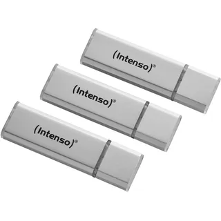 16 GB silber USB 2.0 3er Pack