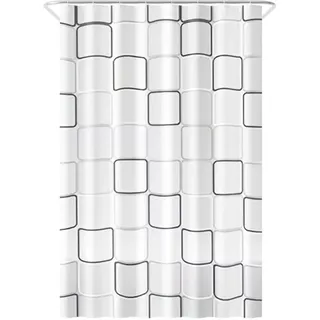 Anti-schimmel-duschvorhang 200 X 200 Cm, Dicker Peva-duschvorhang, Waschbar Mit 12 Haken, Wasserdicht, Antibakteriell, Schnelltrocknend, Für Badewanne, Badezimmer