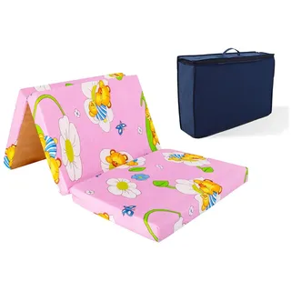 Baby Reisematratze aus hochwertigem Kaltschaum! 60x120 Kinder Reisebett Matratze