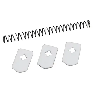 Leifheit Ersatzteil-Set 37202, 3 Abstreifgummis und Feder