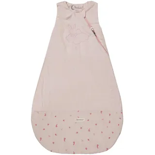 Sterntaler Schlafsack 90cm Hase Hanni - aus Polycotton mit Hydrocool-Futter - wattiert - Zwei-Wege-Reißverschluss & Kabelöffnung - 1,50 TOG - Baby & Kleinkind Mädchen - quarzrosa