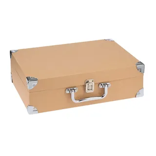 Glorex  Papp-Koffer 35,5 x 25 x 10 cm Aufbewahrungsbox