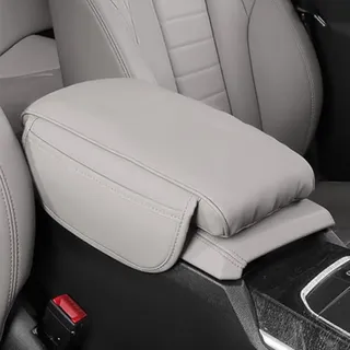 TYREEDE Armlehnenkissen für Autos, für Audi A3 A4 A5 A6 A7 Q3 Q5 Q7 B8 B9 C7 C8 8V S3 S4 S5 2021-2024 Auto Armlehne Mittelkonsole Abdeckung Wasserdichtes Mittelarmlehne Polster Auto Zubehör,E