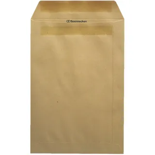 SOENNECKEN Versandtasche 2952 B4 110g oF sk braun 250 St./Pack.