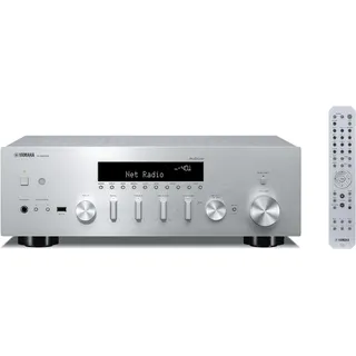 Yamaha R-N600A Network Receiver - Silber - modernste ToP-Art-Struktur und Pure Direct-Modus - MusicCast - Sabre ES9010K2M 384 kHz, 32-Bit-DAC