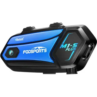 Fodsports M1-S Plus Motorrad-Sprechanlage (schwarz)