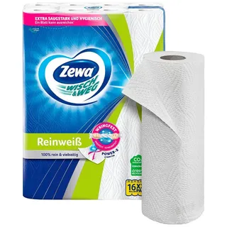 Zewa Küchenrolle Wisch & Weg Reinweiß 2-lagig 16 St.