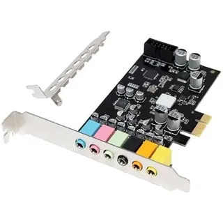 Conceptronic Sound PCIe-Karte 7.1CH S/PDIF bis 24Bit/192kHz EMRICK15B High-Definition PCIe Karte,
