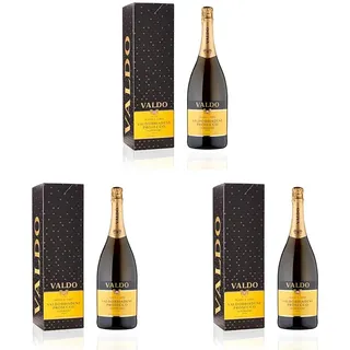 VALDO Marca Oro Valdobbiadene Prosecco Superiore DOCG Magnum Astucciato - 1500ml (Packung mit 3)