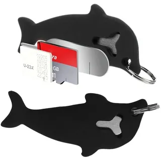 Ericetion SIM -Karten -auswurfspin Offene Nadel Universal Delfine Geformte Mobiltelefon SIM -kartenspeicher Hülle Ejektor -werkzeugschlüsselringanhänger