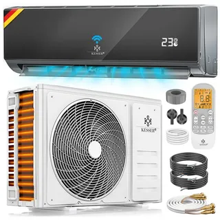 Kesser Split Klimaanlage Set Quick Connect 12000 BTU grau