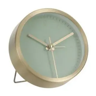 Mica decorations Mica Tischuhr Bonn Ø 9 x H x 4 cm mintgrün