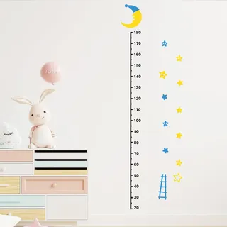Messlatte Kinder Personalisiert, Kinder Messlatte aus Acryl, Messlatte Kinder 20-180cm für die Wand, Kinder Größe Messlatte zur Höhenmessung und Als Zimmerdeko