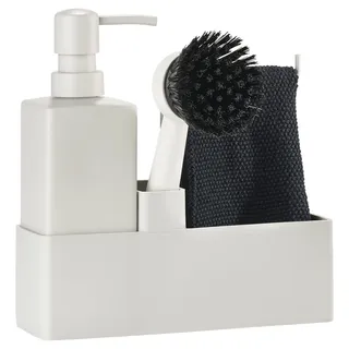 ZONE Denmark Geschirrspülset, mit Putzlappen Warm Grey